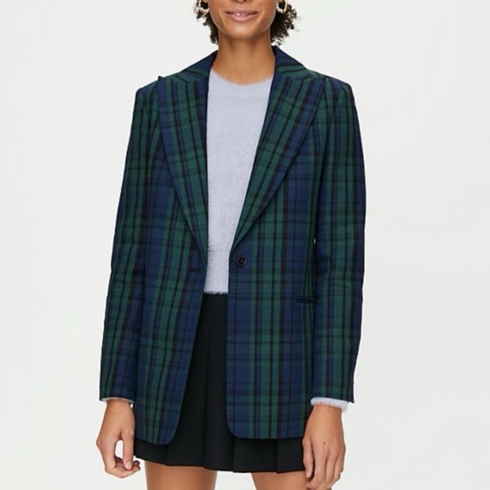 Wilfred Destiny Blazer Green Plaid